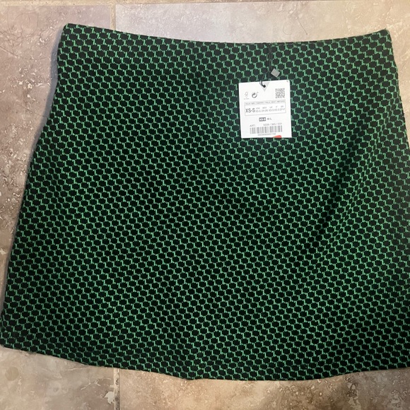 Zara Jacquard Knit Mini Skirt XS - Picture 3 of 3